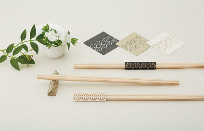 折り紙式お箸飾り。洗練された食卓を演出する新しい発想のテーブルアイテム - ippin（イッピン）