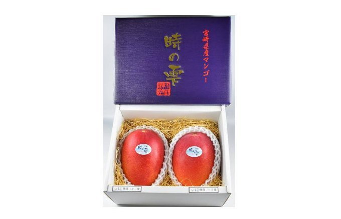 赤く艶やかな美味しい宝石 宮崎県産マンゴー「時の雫」