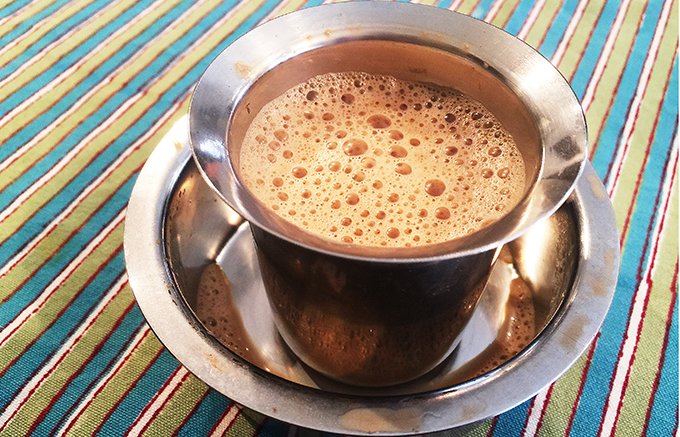 本格的な泡立ちコーヒーが作れる 南インドのコーヒー Ippin イッピン
