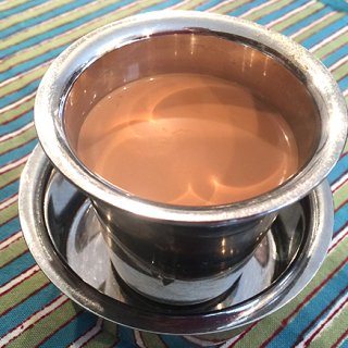 本格的な泡立ちコーヒーが作れる「南インドのコーヒー」