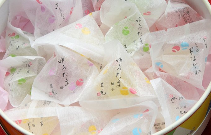 【徳島】四国の厳選果実が口いっぱいに広がる 可愛らしい錦玉菓子「ゆうたま」