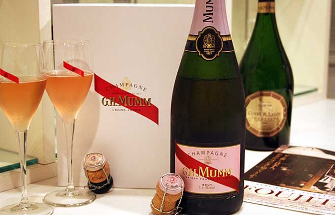レオナール・フジタの“薔薇”とG.H.マムのロゼ シャンパン