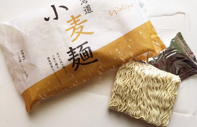 脇屋友詞が手がけた北海道の素材を贅沢に使った「小麦麺」と「XO醤」