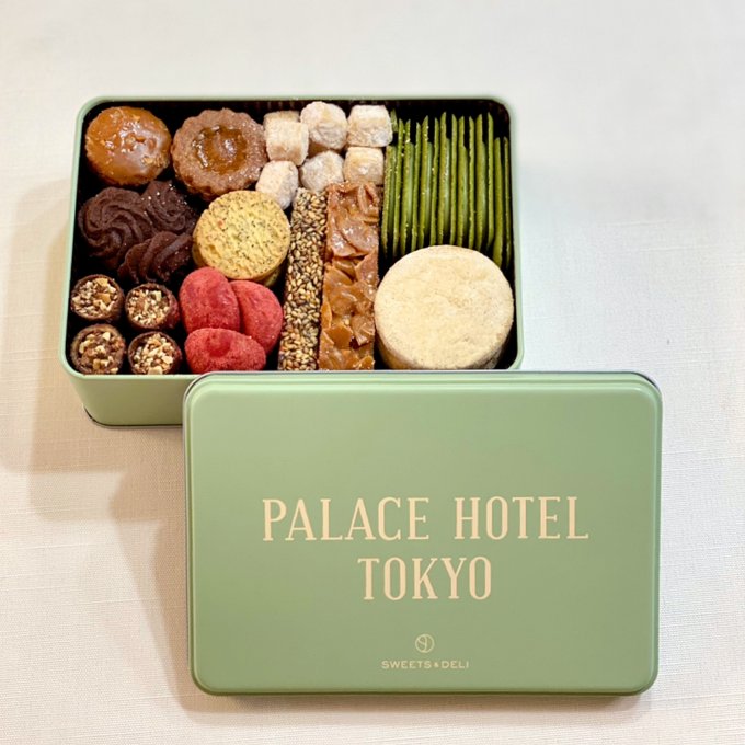 パレスホテル東京　SWEETS\u0026DELI 限定　プティフールセック缶　クッキー