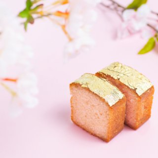 さくら、ふわり香る「箔座」の春限定・黄金の焼菓子