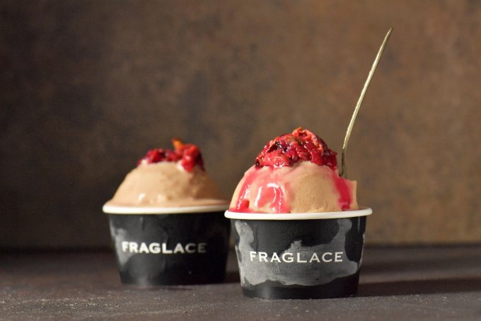 12月21日販売開始！香りを食べるFRAGLACE「バラのアイスクリーム」