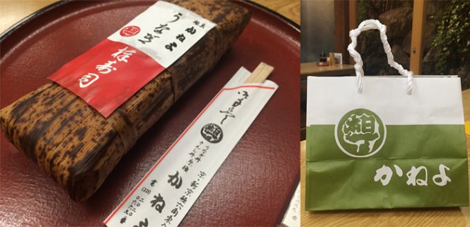 老舗の鰻屋「京都かねよ」の味が楽しめる鰻棒寿司