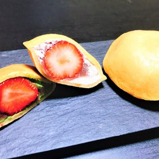 イチゴ加工のプロが作った生菓子、伊都きんぐの『どらきんぐ』