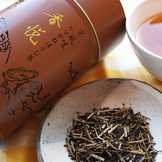 鳥獣戯画の缶もかわいい 香りも楽しみたい京都のほうじ茶「香悦」
