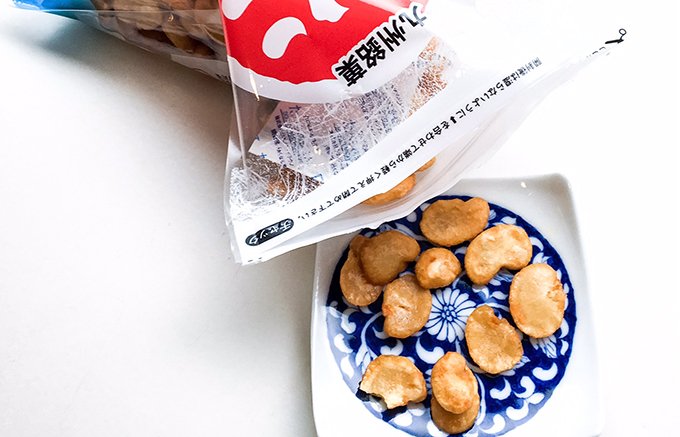 長崎県民なら知っている 鉄板美味なうに味のそら豆菓子 ラッキーチェリー豆 Ippin イッピン