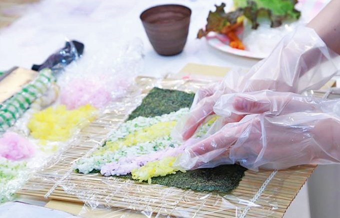 2月3日は節分の日、 自宅で作る福を巻き込む【恵方巻き】デコ寿司で作る！