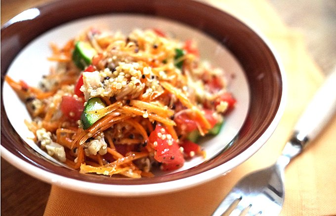 注目のスーパーフード「キヌア」で作る夏バテ予防サラダ