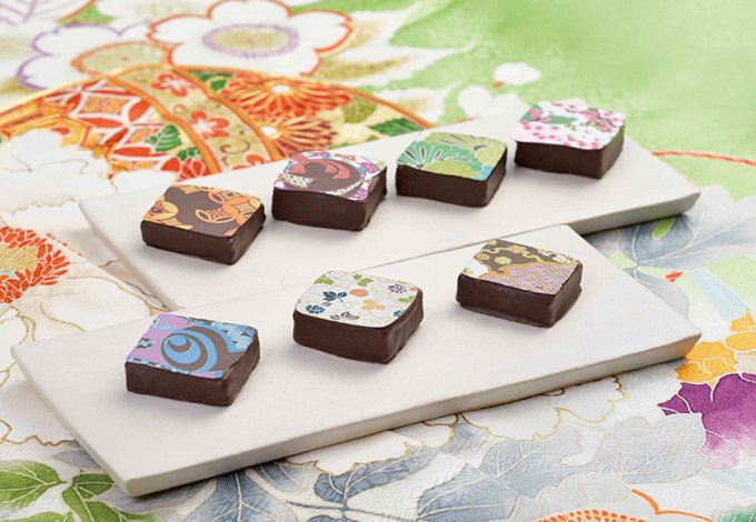 パリのエスプリと京都の伝統美・京友禅が出合った！「Chocolat de 吉祥」