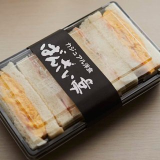 大阪ミナミ、夜食の定番！洋食屋の名物「玉子サンド」