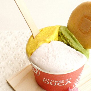 季節を感じる和菓子みたいな繊細なアイス「Japanese Ice OUCA」