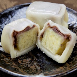 ホクホク食感のさつまいもがおいしい！熊本・長寿庵の「いきなり団子」